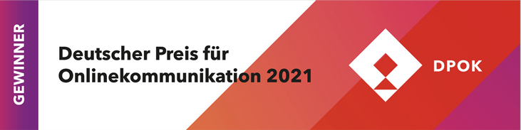 Deutscher Preis für Onlinekommunikation 2021